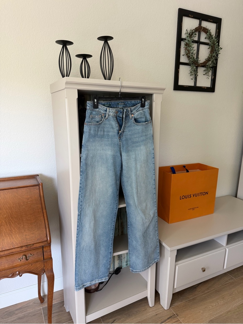 wild fable Light Wash Wide-Leg Jeans